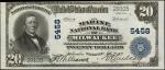 Milwaukee, Wisconsin. $20 1902 Plain Back. Fr. 659. The Marine NB. Charter #5458. About Uncirculated