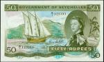 SEYCHELLES. Government of Seychelles. 50 Rupees, 1.1.1972. P-17d. PCGS Gem New 65 PPQ.