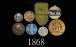 1883-85中法战争纪念章及外国纪念章等一组7枚 优美