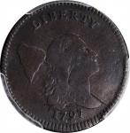 1797 Liberty Cap Half Cent. C-3b. Rarity-4. Low Head. Lettered Edge. VG Details--Tooled (PCGS).