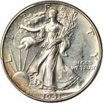 1941 Walking Liberty Half Dollar. Breen-5182. No AW. Proof-68 (PCGS). CAC.