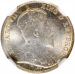 1905-H年香港伍仙。喜敦铸币厂。 (t) HONG KONG. 5 Cents, 1905-H. Heaton Mint. NGC MS-65.