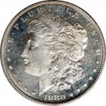 1880-S Morgan Silver Dollar. MS-64 PL (PCGS). OGH--First Generation.
