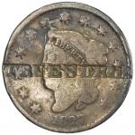 US Coins, Tokens & Medals，UNITED STATES:Brunk—, VF, Merchant counterstamp TRUESDELL on either side o