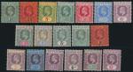 Bristish Commonwealth - Fiji: Lot of 2 sets included 1. 1903 KEVII 1/2a.-1P. (SG#104-14) complete se