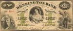 Philadelphia, Pennsylvania. Kensington Bank in the County of Philadelphia. January 15, 1862. $1. Fin