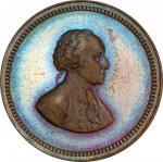 Circa 1861 U.S. Mint Born and Died medalet. Civil Dress Portrait, right. Musante GW-443, Baker-156B,