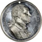 1889 Inaugural Centennial Equestrian medal. Musante GW-1104, Douglas-13B. White Metal. SP-63 (PCGS).