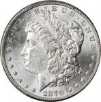 1879-S Morgan Silver Dollar. Reverse of 1878. Top 100 Variety. MS-63 (PCGS).