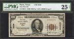 Paris, Texas. $100 1929 Ty. 1. Fr. 1804-1. The First NB. Charter #3638. PMG Very Fine 25 Net.