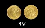 1876M年澳洲维多利亚金币1镑，年青头像，7.322克纯金，墨尔本铸币厂1876M Australia Victoria Gold Sovereign, young head, 7.322grm p