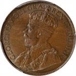 CANADA. Newfoundland. Cent, 1920-C. Ottawa Mint. George V. PCGS MS-65 Brown.