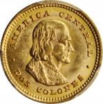 COSTA RICA. 2 Colones, 1926. Philadelphia Mint. PCGS MS-63 Gold Shield.