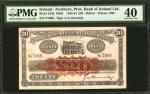 IRELAND, NORTHERN. Provincial Bank of Ireland Limited. 20 Pounds, 1944. P-234b. PMG Extremely Fine 4