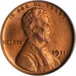 1911-D Lincoln Cent. MS-65 RD (PCGS). OGH.