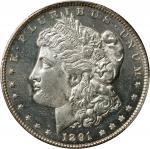 1891-CC Morgan Silver Dollar. Unc Details--Altered Surfaces (PCGS).