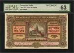 PORTUGUESE INDIA. Banco Nacional Ultramarino. 20 Rupias, 1924. P-27s. Specimen. PMG Choice Uncircula