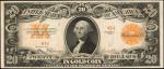 Friedberg 1187m. 1922 $20 Mule Gold Certificate. PMG About Uncirculated 55. Serial Number 1.