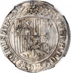SPAIN. Real, ND (1497-1504). Segovia Mint. Ferdinand & Isabel. NGC AU-58.