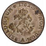 1762-A Sou Marque. Paris Mint. Vlack-46. Rarity-4. First Semester. AU-55 (PCGS).