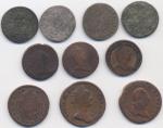 Foreign coins;AUSTRIA Lotto di 10 monete diverse date fino all‘800 - MB-BB;10