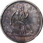 1867-S Liberty Seated Half Dollar. Unc Details--Cleaned (NGC).