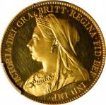 GREAT BRITAIN. 1/2 Sovereign, 1893. London Mint. Victoria. PCGS PROOF-64 Deep Cameo.