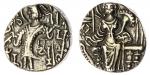 Later Kushan, Kipunadha (c.335-50), base gold Dinar, 7.32g, nimbate and crowned king standing left, 
