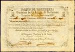 VENEZUELA. Banco de Venezuela. 8 Reales, 1862. P-Unlisted. Choice Fine. 