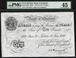 Bank of England, K.O. Peppiatt, consecutive pair of £10, London, 20 June 1938, serial number L/107 9