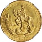 MEXICO. Gold Cinco de Mayo Centennial Medal, 1962. NGC MS-65.