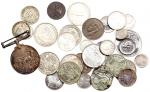 世界钱币一组32枚，包括1773年英国法寻，铜币等，混合品相，建议预览