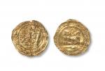 伽色尼王朝麦斯欧德一世金币一枚，直径：24.8mm，重：2.63g，美品 RMB: 2,000-3,000 面值1金第纳尔，公元1030-1042年。伽色尼王朝是由中亚突厥人建立，统治中亚南部、伊朗高