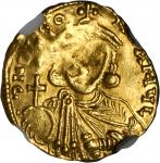 LEO III, 717-741. AV Tremissis (1.38 gms), Constantinople Mint, ca. A.D. 720-741.