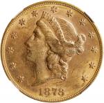 1878-S Liberty Head Double Eagle. MS-60 (NGC).