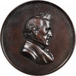 1860 (Post 1861) Japanese Embassy Commemorative Medal. Bronzed copper. 76 mm. By Anthony C. Paquet. 