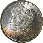 1878 Morgan Silver Dollar. 7/8 Tailfeathers. Weak. MS-62 (PCGS).