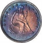 1880 Liberty Seated Quarter. Proof-67 (PCGS). CAC. Secure Holder.