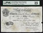 Bank of England, C.P. Mahon, £50, Leeds, 14 October 1925, serial number 43/08073, (EPM B218d, Pick 3