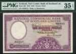 National Commercial Bank of Scotland Limited, ｣100, 16 September 1959, serial number A 020515, purpl