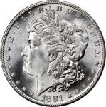 1881-S Morgan Silver Dollar. MS-67 (NGC).