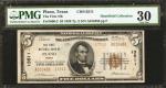 Plano, Texas. $5 1929 Ty. 2. Fr. 1800-2. The First NB. Charter #13511. PMG Very Fine 30.