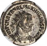 MAXIMIAN, A.D. 286-310. BI Aurelianianus (3.98 gms), Tripolis Mint, A.D. 290-294. NGC MS, Strike: 5/