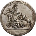 1781 (Before January 23, 1783) Libertas Americana Medal reverse cliché. As Betts-615. White metal. O