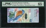 BERMUDA, Bermuda Monetary Authority, a set of notes from the 2009 Issue comprising, $2, blue, $5, re