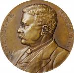 1905 Theodore Roosevelt Inaugural Medal. Bronze. 44 mm. Dusterberg-OIM 3B44, MacNeil-TR 1905-3. Choi
