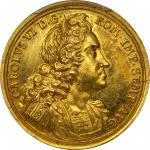 AUSTRIA. Gold Coronation Medal of 6 Ducats, ND (1711). Charles VI (1711-40). PCGS MS-61 Secure Holde