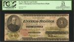 Fr. 17a. 1862 $1  Legal Tender Note. PCGS Currency Fine 12 Apparent. Corners Damage and Repaired; De