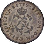 1739-R Sou Marque. Orleans Mint. Vlack-177a. Rarity-8. AU-55 (PCGS).