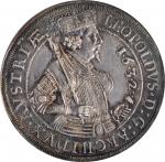 AUSTRIA. Taler, 1632. Hall Mint. Archduke Leopold. NGC MS-61.